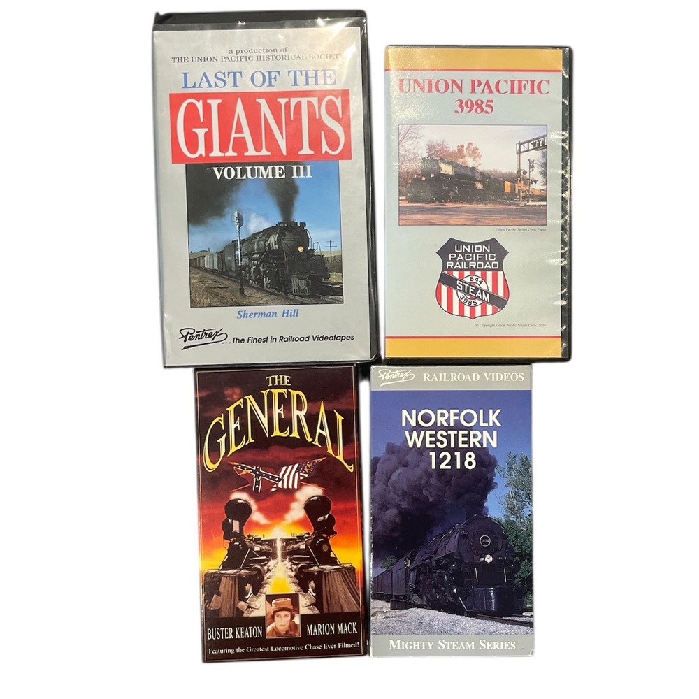 VHS Train Documentary Collection The General Last of the Giants Union Pacific